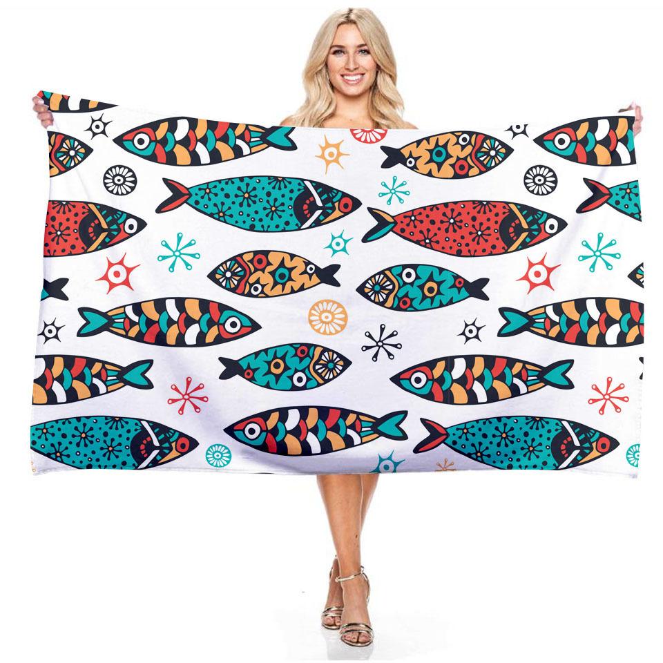Cartoon Turtle Lobster Fish Bath Towel Rectangle Swimming Pool Beach Towels Travel Picnic Superfine Fiber Blanket, As below picture
Cartoon Turtle Lobster Fish Bath Towel Rectangle Swimming Pool Beach Towels Travel Picnic Superfine Fiber Blanket, As below picture