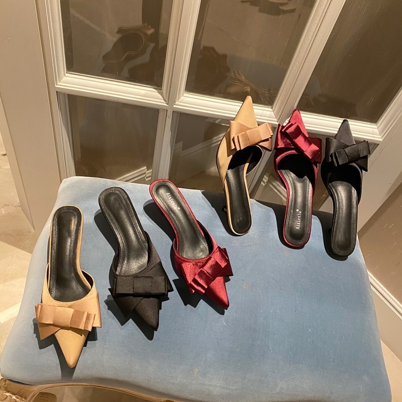 slippers sapatilhas de salto alto com ponta fina, novo semirreboque, roupa feminina, moda coringa, arco, 0elr, Black
slippers sapatilhas de salto alto com ponta fina, novo semirreboque, roupa feminina, moda coringa, arco, 0elr, Black