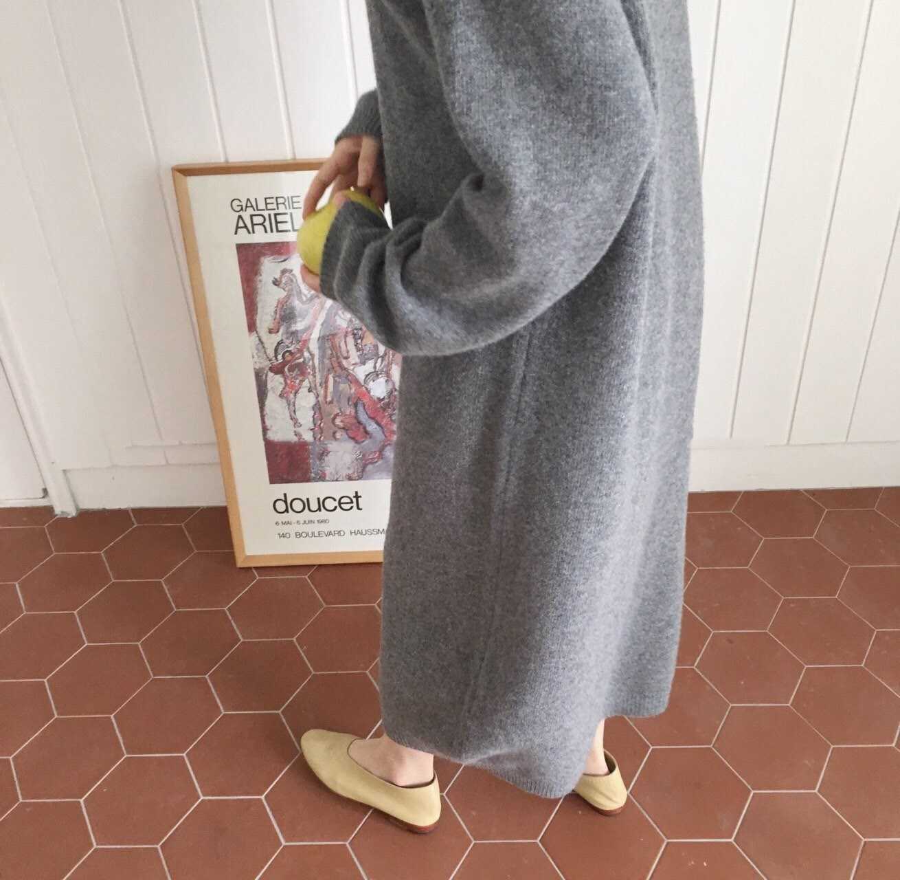 Knitted Dresses for Women Crew-Neck Long Sleeve Korean Style Fall Mid-Length Dress Female Loose Casual Pullover Kobieta Sukienka 210604