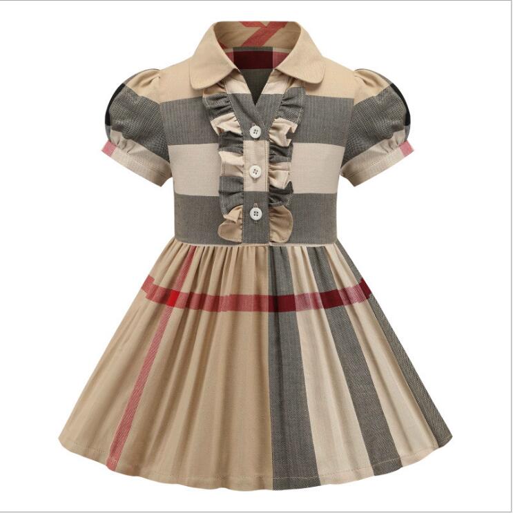 Cute Girls Summer Plaid Dress Baby Girl Short Sleeve Dresses Kids Cotton A-Line Skirts Children Turn-Down Collar Skirt 2-7 Years, Red;yellow
Cute Girls Summer Plaid Dress Baby Girl Short Sleeve Dresses Kids Cotton A-Line Skirts Children Turn-Down Collar Skirt 2-7 Years, Red;yellow