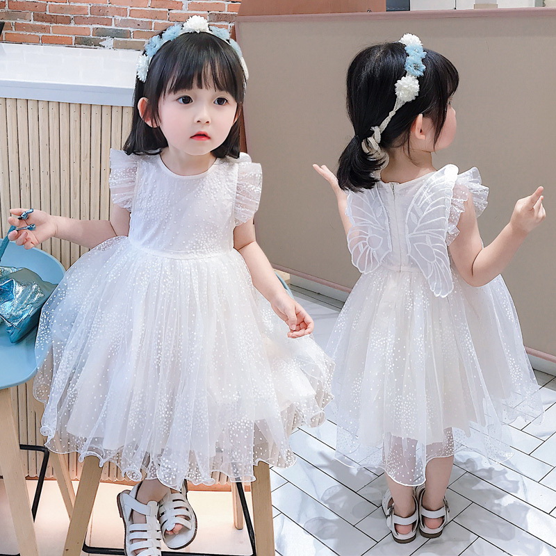 2021 New Summer Kids Girls Dress White Lace Wing Mesh Princess Dresses Baby Birthday Dress Fashion Clothes E1002, Red;yellow
2021 New Summer Kids Girls Dress White Lace Wing Mesh Princess Dresses Baby Birthday Dress Fashion Clothes E1002, Red;yellow