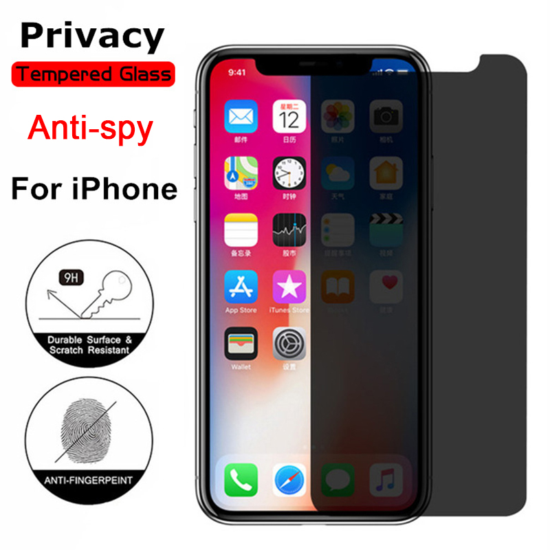 Full Privacy Protector Tempered Glass for IPhone12 6s 7 8 X XS Max XR on IPhone 11 Pro Anti Spy Screen Protect Prevent Peek
Full Privacy Protector Tempered Glass for IPhone12 6s 7 8 X XS Max XR on IPhone 11 Pro Anti Spy Screen Protect Prevent Peek