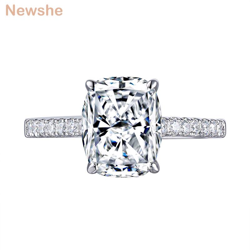 Cluster Rings She 925 Sterling Silver Wedding Engagement Ring For Women 3.5Ct Cushion Cut Cubic Zircon Classic Jewelry BR1139, Golden;silver
Cluster Rings She 925 Sterling Silver Wedding Engagement Ring For Women 3.5Ct Cushion Cut Cubic Zircon Classic Jewelry BR1139, Golden;silver