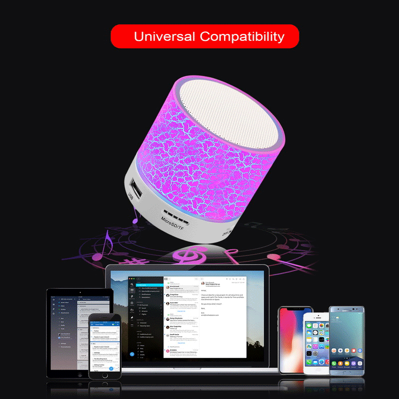 Bluetooth Mini Speaker Portable Wireless Loudspeaker LED TF USB Subwoofer Audio Music Player For Phone or Computer employ
Bluetooth Mini Speaker Portable Wireless Loudspeaker LED TF USB Subwoofer Audio Music Player For Phone or Computer employ