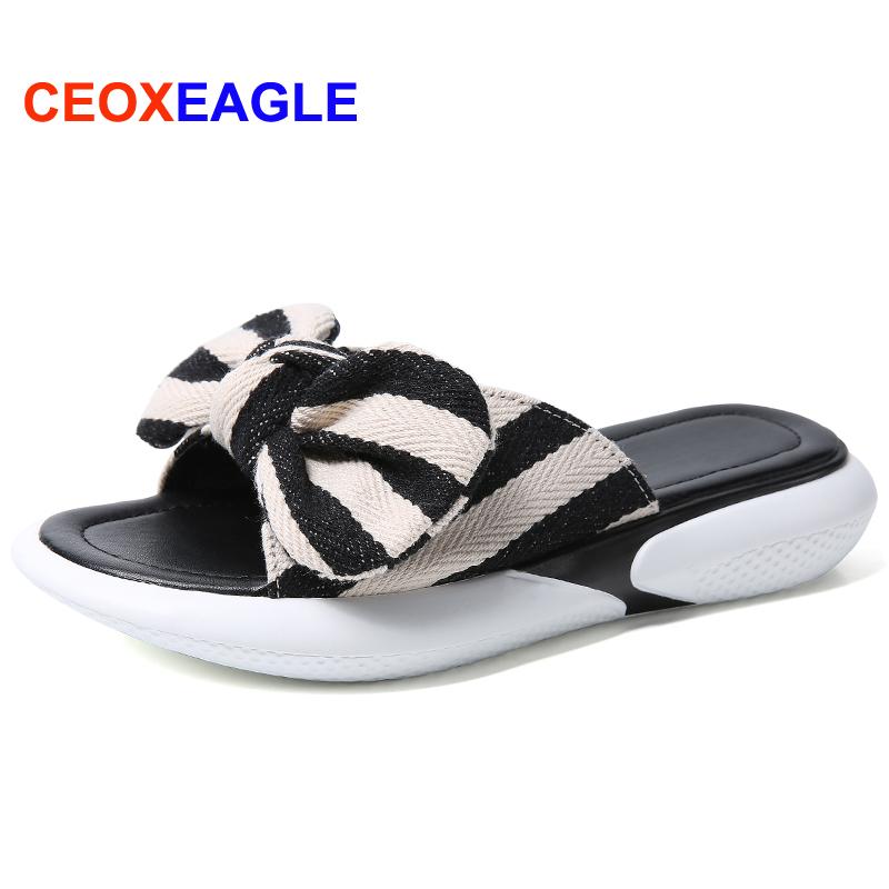 Slippers Women Bow Summer Sandals Light Outdoor Flip-flops Beach Shoes Fashion Female Casual Flower Slipper Chanclas Mujer, Black
Slippers Women Bow Summer Sandals Light Outdoor Flip-flops Beach Shoes Fashion Female Casual Flower Slipper Chanclas Mujer, Black