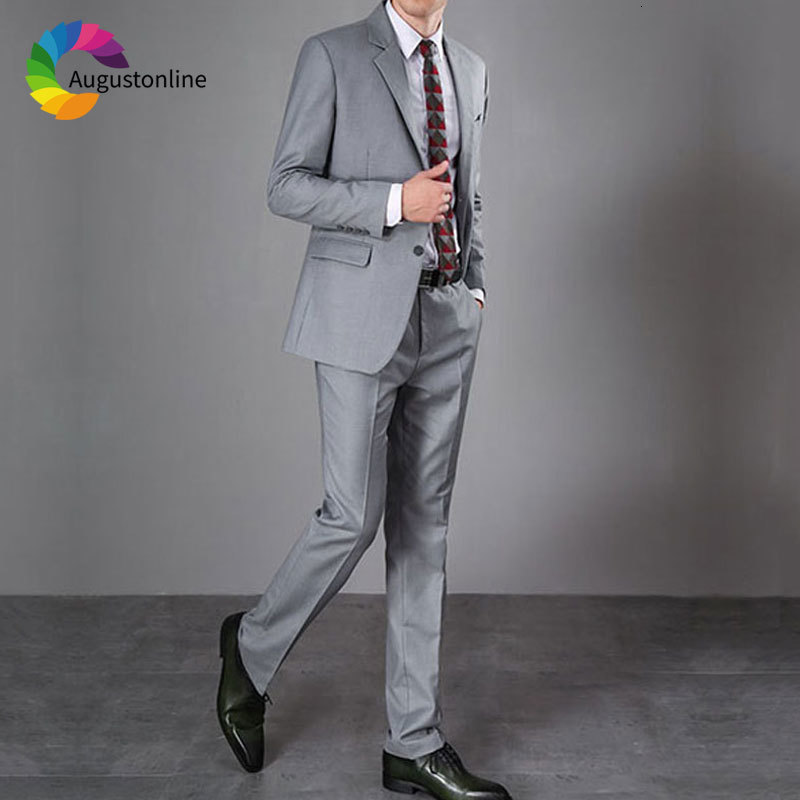 Men's Suits & Blazers Latest Designs Grey Men Suit Wedding Slim Fit Groom Tuxedo Business Man Blazer Masculino 2Piece Jacket Pants, Navy blue
Men's Suits & Blazers Latest Designs Grey Men Suit Wedding Slim Fit Groom Tuxedo Business Man Blazer Masculino 2Piece Jacket Pants, Navy blue