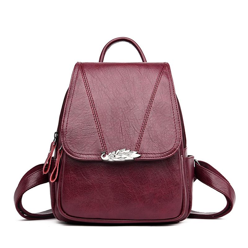 Outdoor Bags Belt Zipper Design Backpack Female Leather Backpacks For Teenager Girls Women School Bag Bagpack Mochila Femina Sac A Dos, Black
Outdoor Bags Belt Zipper Design Backpack Female Leather Backpacks For Teenager Girls Women School Bag Bagpack Mochila Femina Sac A Dos, Black