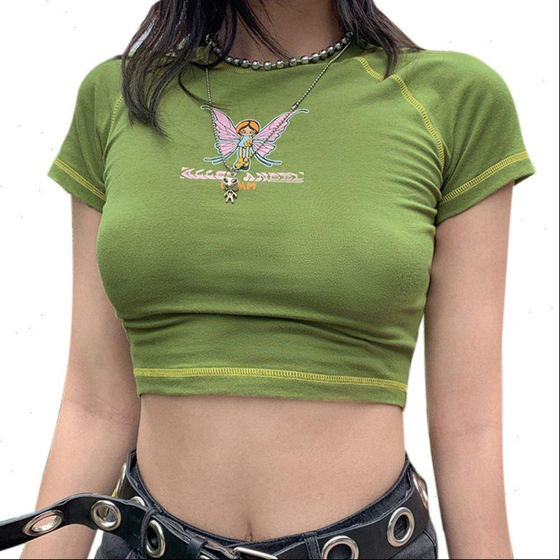 women short sleeve slim t shirt butterfly fairy graphic letters print crop drop good quality, White
women short sleeve slim t shirt butterfly fairy graphic letters print crop drop good quality, White