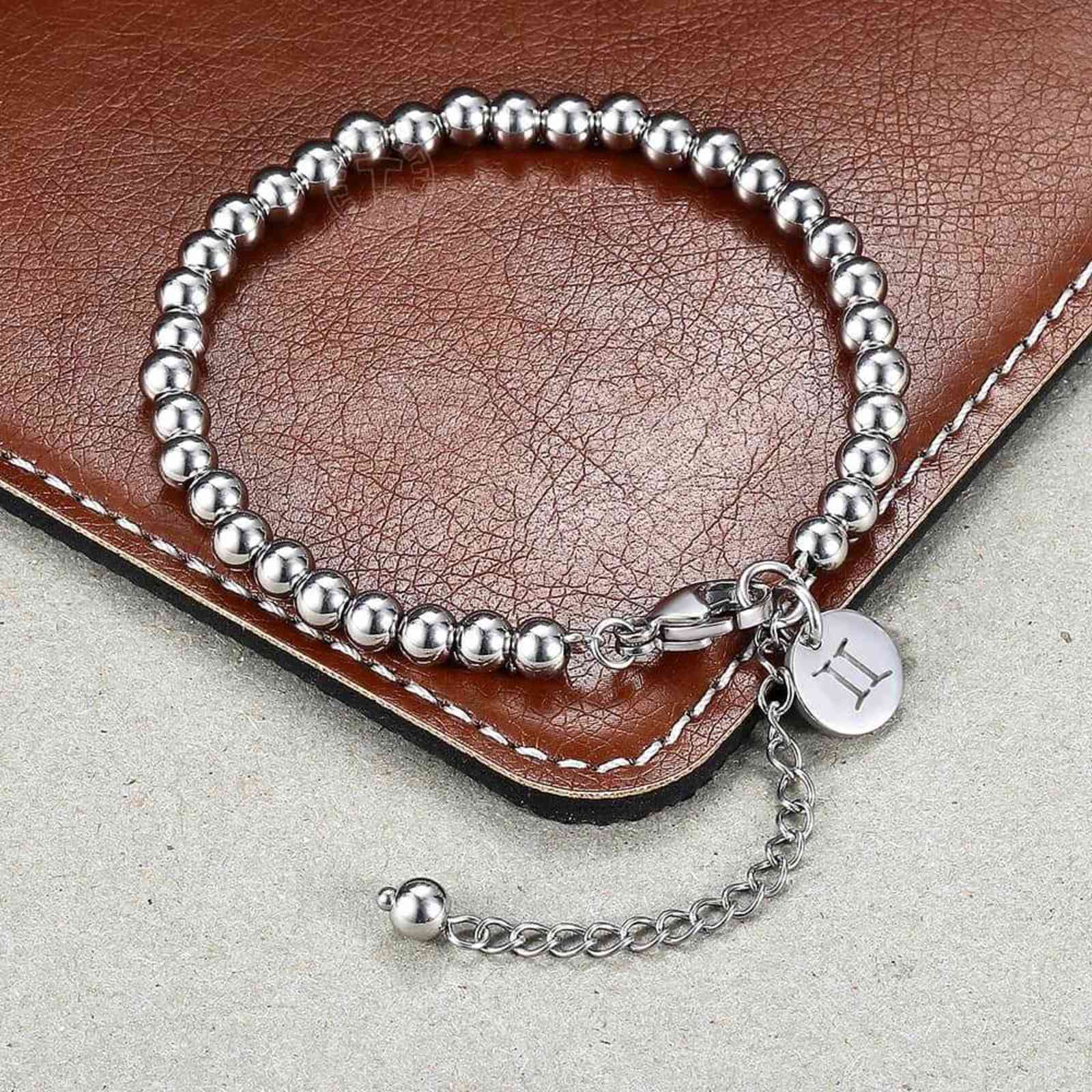 12 Constellations Stainless Steel Beaded Classic Bracelet for Women Girls Zodiac Signs Horoscope Charm Wristband Party Jewelry
12 Constellations Stainless Steel Beaded Classic Bracelet for Women Girls Zodiac Signs Horoscope Charm Wristband Party Jewelry