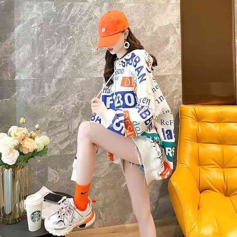 2021 new sweater women's spring autumn loose medium and long Korean lazy coat ins fashion clothes, White
2021 new sweater women's spring autumn loose medium and long Korean lazy coat ins fashion clothes, White