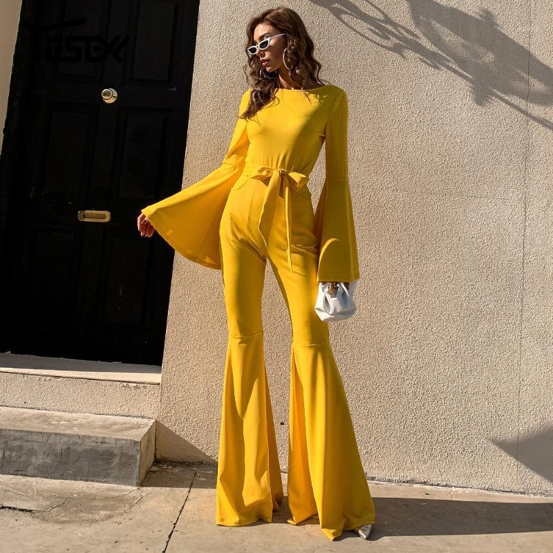 Yesexy 2021 Women Long Flare Sleeve Backless Jumpsuit Elegant Solid Color Overalls Ladies Casual Rompers M01066 Women's Jumpsuits, Black;white
Yesexy 2021 Women Long Flare Sleeve Backless Jumpsuit Elegant Solid Color Overalls Ladies Casual Rompers M01066 Women's Jumpsuits, Black;white