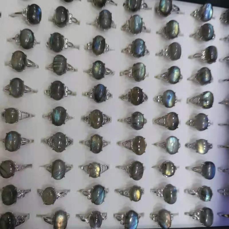 Cluster Rings Natural Gray Moonstone Ring Mysterious Night Color Labradorite Lover Stone Birthday Commemorative Gem Aro De Luz Woman Jewelry
Cluster Rings Natural Gray Moonstone Ring Mysterious Night Color Labradorite Lover Stone Birthday Commemorative Gem Aro De Luz Woman Jewelry