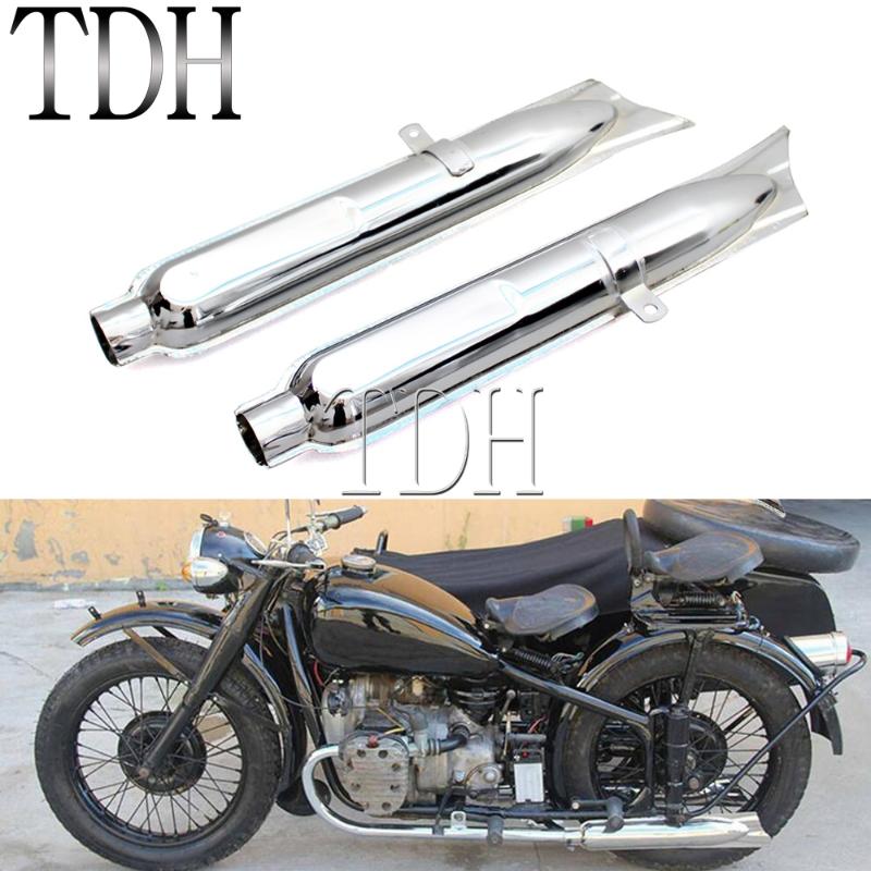 Motorcycle Exhaust System Chrome Retro 750cc Fish Tail Rear Pipe Muffler For K750 M1 M72 R71 R12 Dnepr MT12
Motorcycle Exhaust System Chrome Retro 750cc Fish Tail Rear Pipe Muffler For K750 M1 M72 R71 R12 Dnepr MT12
