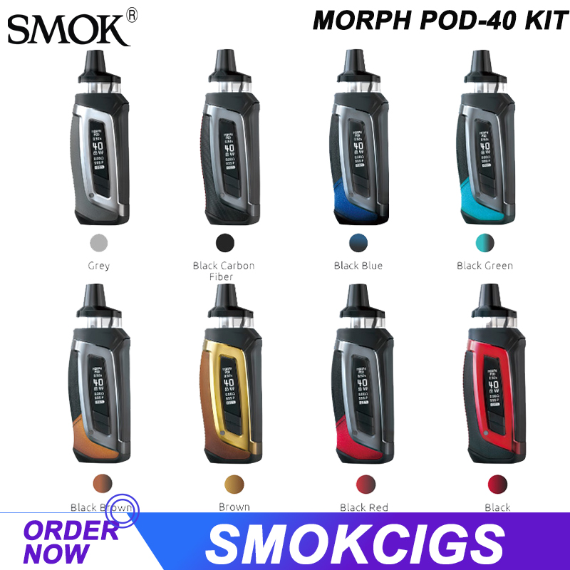 SMOK MORPH POD-40 KIT 40W Output 3.7ml Pod Cartridge with RPM Coil Mesh 0.4ohm /Triple 0.6ohm Replacement Authentic
SMOK MORPH POD-40 KIT 40W Output 3.7ml Pod Cartridge with RPM Coil Mesh 0.4ohm /Triple 0.6ohm Replacement Authentic