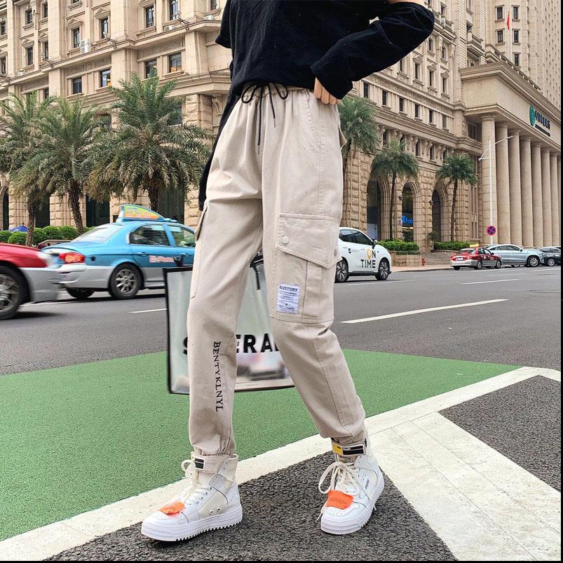 drawstring cargo fashion elastic waist womens pant streetwear trousers plus size casual breathable jogging, Black;white
drawstring cargo fashion elastic waist womens pant streetwear trousers plus size casual breathable jogging, Black;white
