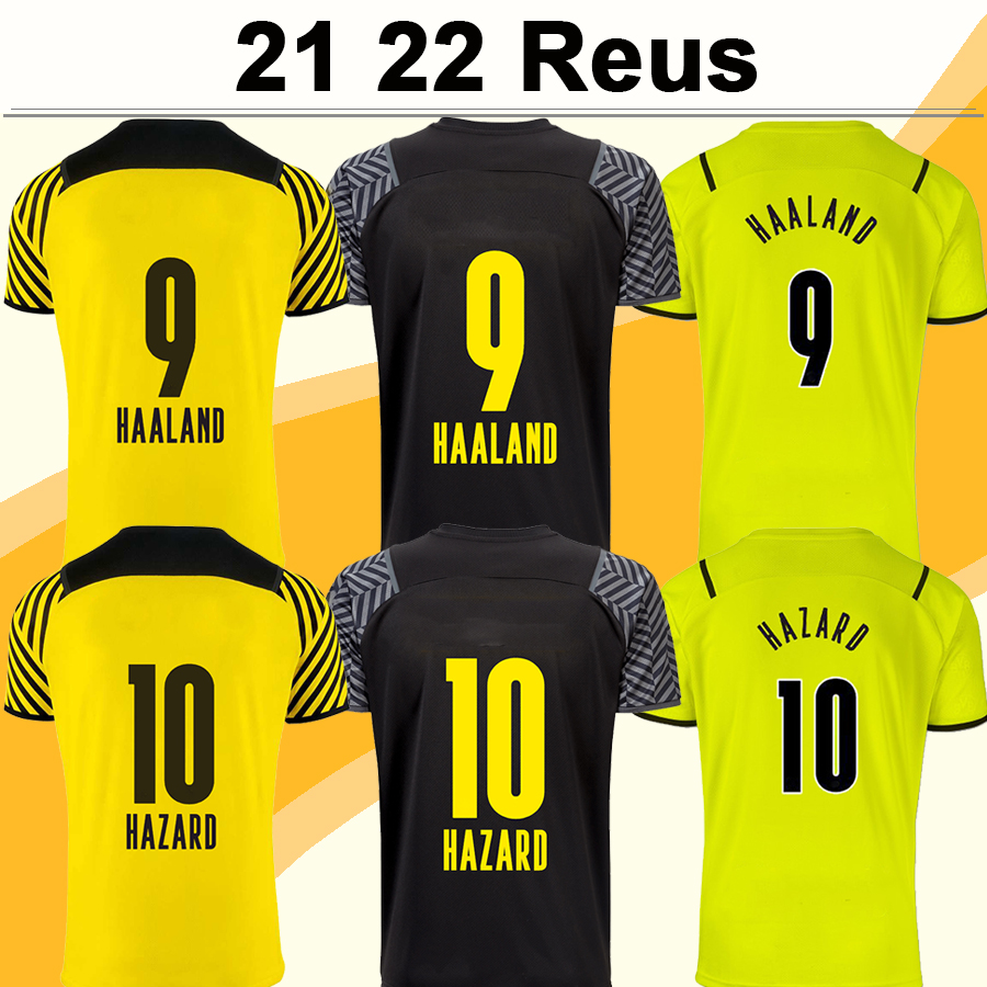 21 22 REUS HAZARD Mens Soccer Jerseys HAALAND HUMMELS BRANDT Home yellow Away Black 3rd SCHMELZER WOLF Football Shirt Short Sleeve Uniforms, Qm3346 2122 home bundesli.. patch
21 22 REUS HAZARD Mens Soccer Jerseys HAALAND HUMMELS BRANDT Home yellow Away Black 3rd SCHMELZER WOLF Football Shirt Short Sleeve Uniforms, Qm3346 2122 home bundesli.. patch