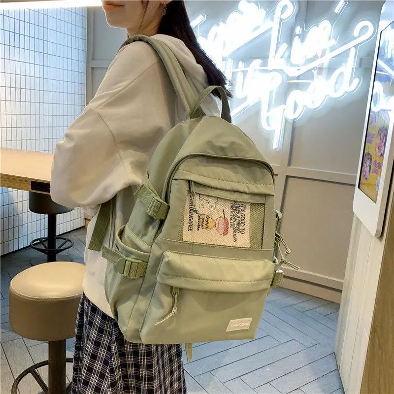 School Bags Schoolbag Female Version Of Junior High Students College Mori Backpack Tide Large-Capacity, Black
School Bags Schoolbag Female Version Of Junior High Students College Mori Backpack Tide Large-Capacity, Black