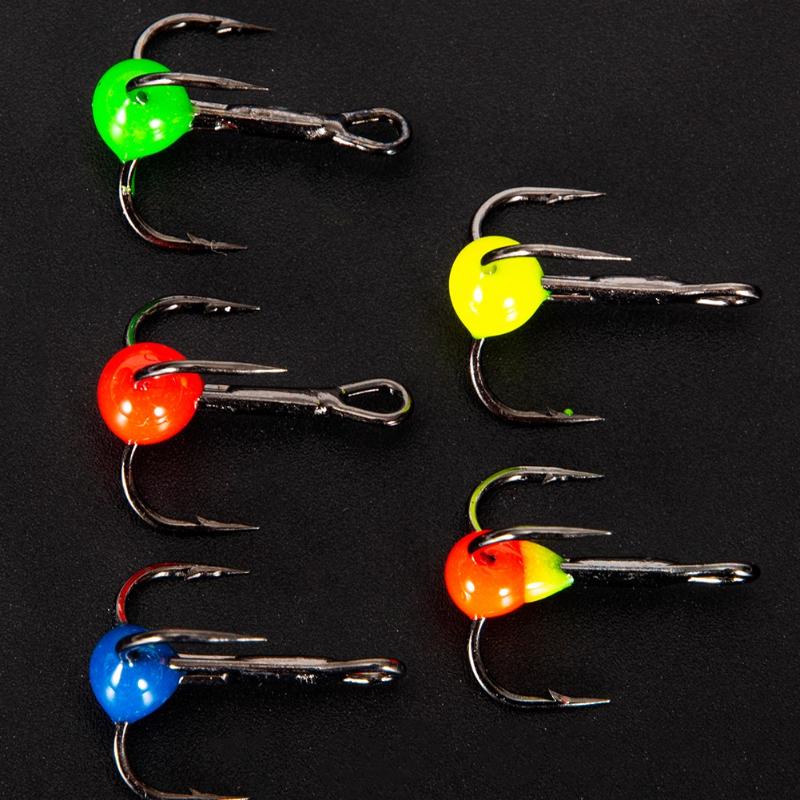 Fishing Hooks 10pcs/Box Winter Ice Hook Overturned Barbed Treble With Diamond Eye High Carbon Steel Tool
Fishing Hooks 10pcs/Box Winter Ice Hook Overturned Barbed Treble With Diamond Eye High Carbon Steel Tool