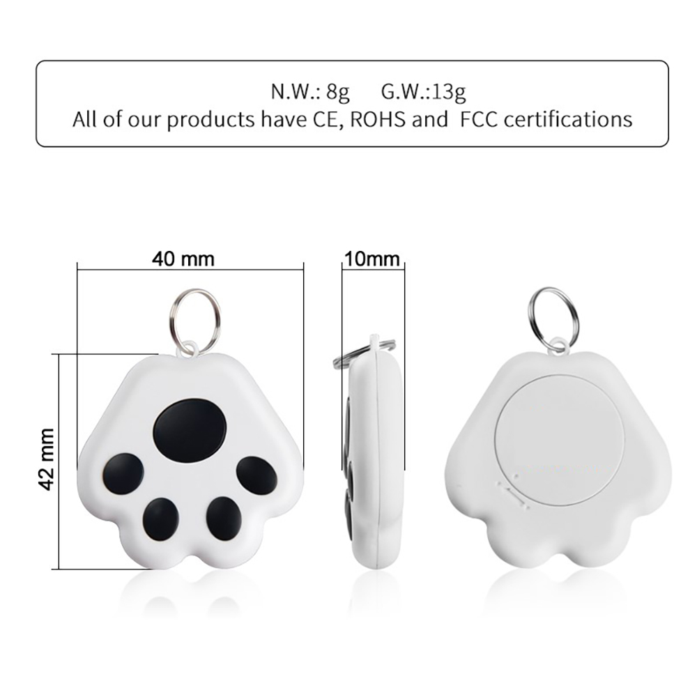Pet Dog GPS Tracker Anti-Lost Bluetooth Trackers For Dogs Cat Key Wallet Bag Kid Trackers Finder Equipment Pets Paw Pet Products