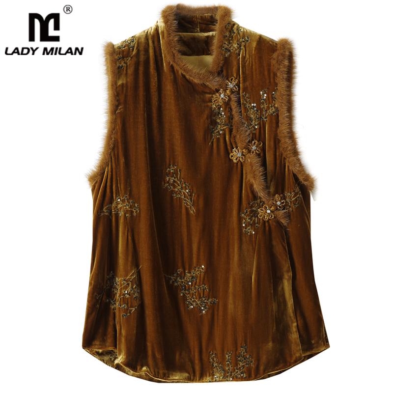 Women's Vests 100% Silk Velvet Vest Collar Quited Elegant Blouse Tops, Black;white
Women's Vests 100% Silk Velvet Vest Collar Quited Elegant Blouse Tops, Black;white