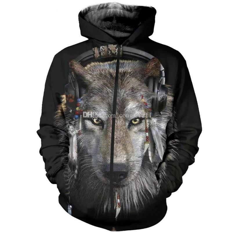 Wolf UP Zipper Sweatshirt Hip ZIP Women Hop Print Men Hoodie Jacket Space Pullover Sweaters Tops Galaxy 3D Hoodies Graphic Unisex Slpdo, Black
Wolf UP Zipper Sweatshirt Hip ZIP Women Hop Print Men Hoodie Jacket Space Pullover Sweaters Tops Galaxy 3D Hoodies Graphic Unisex Slpdo, Black
