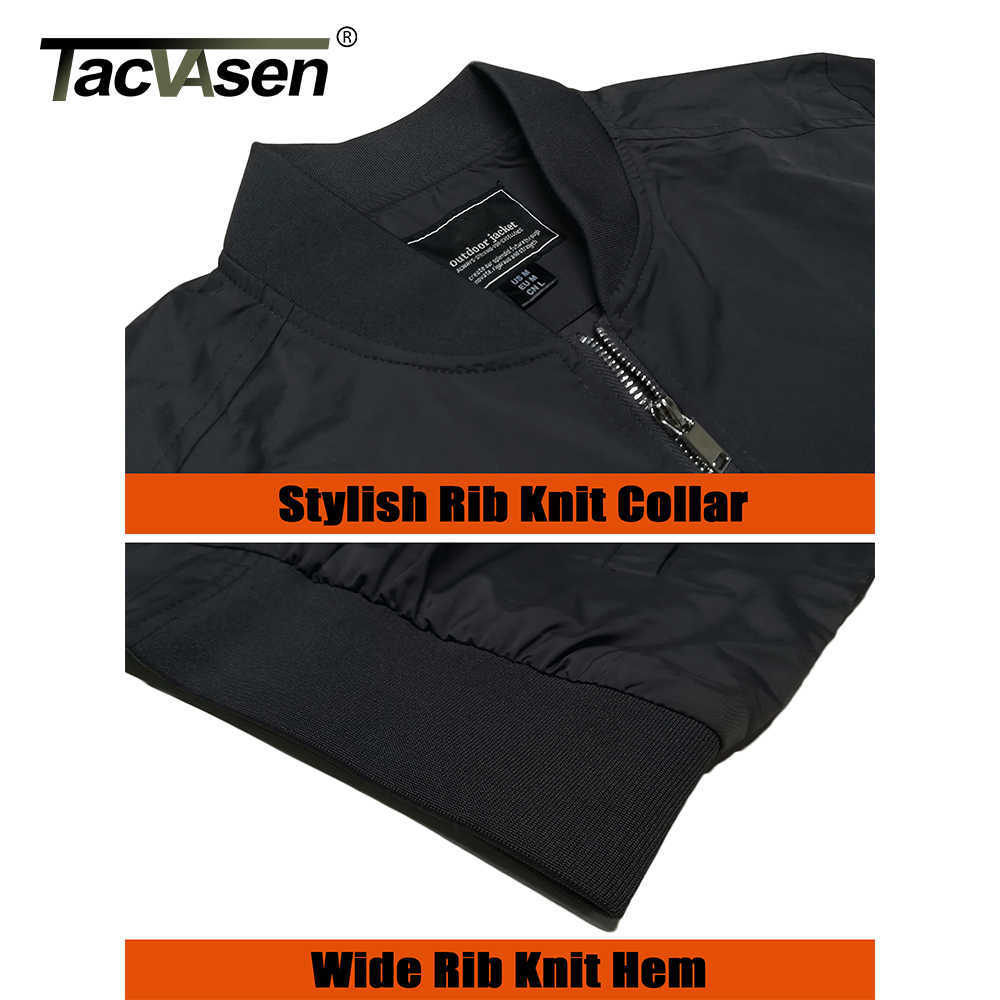 TACVASEN Jackets Men Autumn Casual Baseball Jacket Coats Military Army Bomber Pilot Jackets Outwear Fashion Slim Fit Coats M-4XL 211009