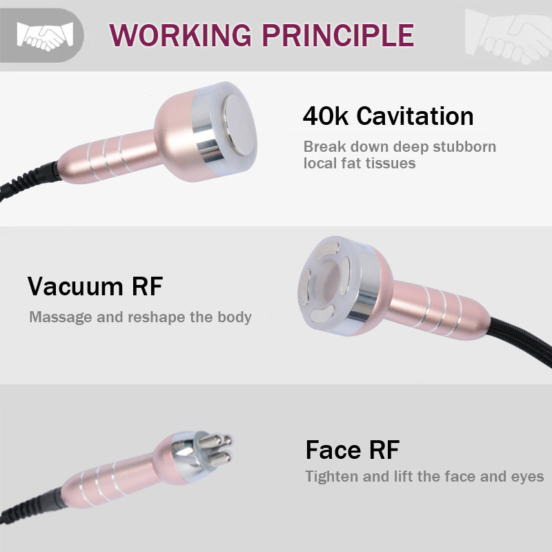 Slimming Machine Multifunctional 6 in 1 ultrasonic cavitation radio frequency rf vacuum body cellulite slim machines for sale