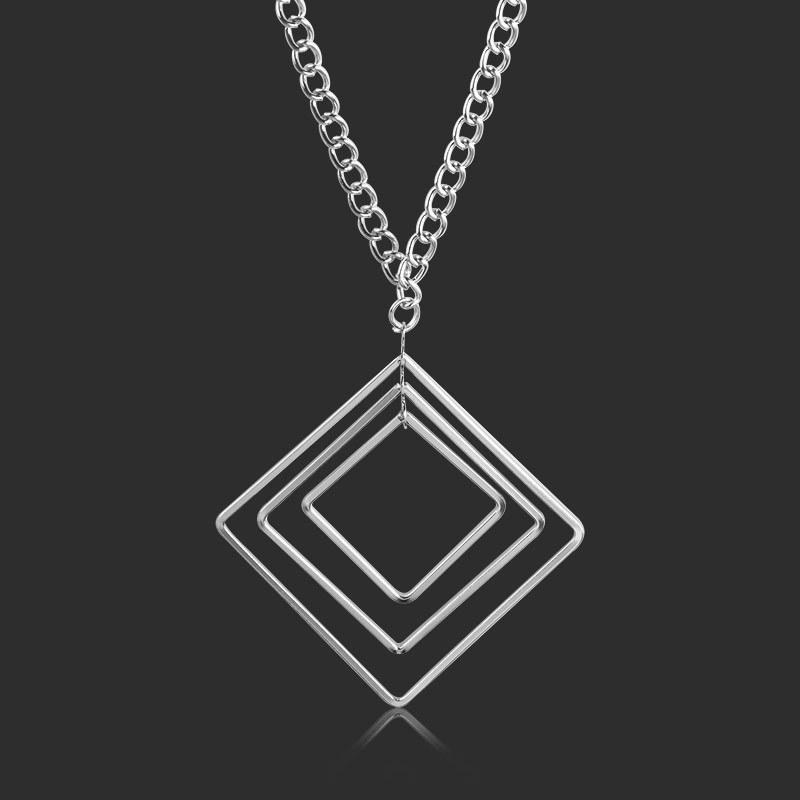 Pendant Necklaces Fashion Gift Jewelry Lucky Fishing Invisible Silver Color Square Necklace For Women Female Girl Friend Lady Gifts
Pendant Necklaces Fashion Gift Jewelry Lucky Fishing Invisible Silver Color Square Necklace For Women Female Girl Friend Lady Gifts