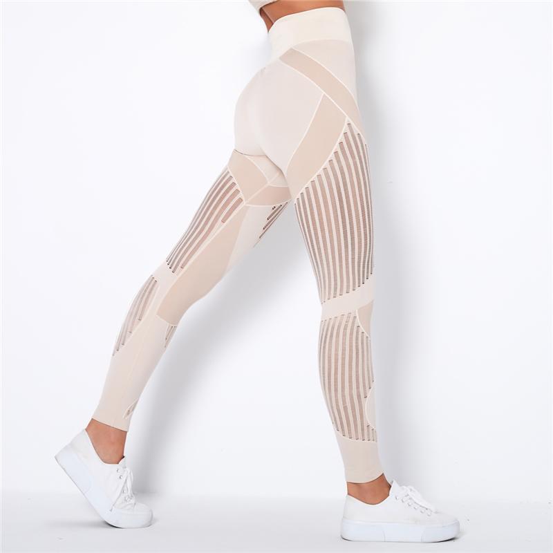 Yoga Outfit Seamless Leggings High Waist Winter Clothes Women Pants Gym Sport Workout With Mesh, Black
Yoga Outfit Seamless Leggings High Waist Winter Clothes Women Pants Gym Sport Workout With Mesh, Black