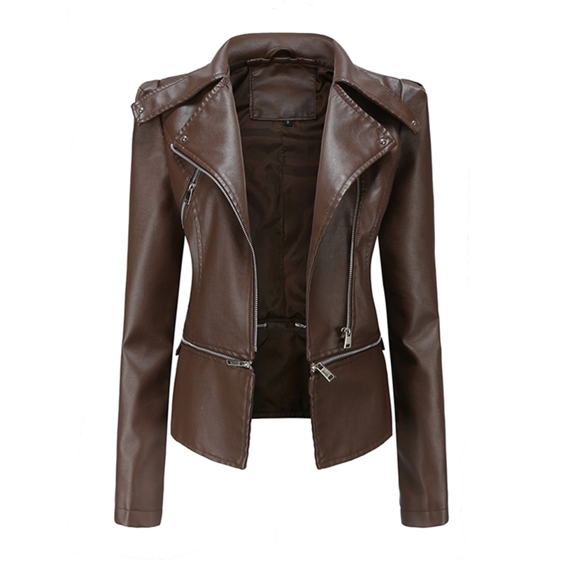 Leather Jacket For Women Long Sleeve Turn-down Collar Hem Detachable Coat Female Plus Size Fashion Pu Faux Leather Jackets 211108, Camel
Leather Jacket For Women Long Sleeve Turn-down Collar Hem Detachable Coat Female Plus Size Fashion Pu Faux Leather Jackets 211108, Camel