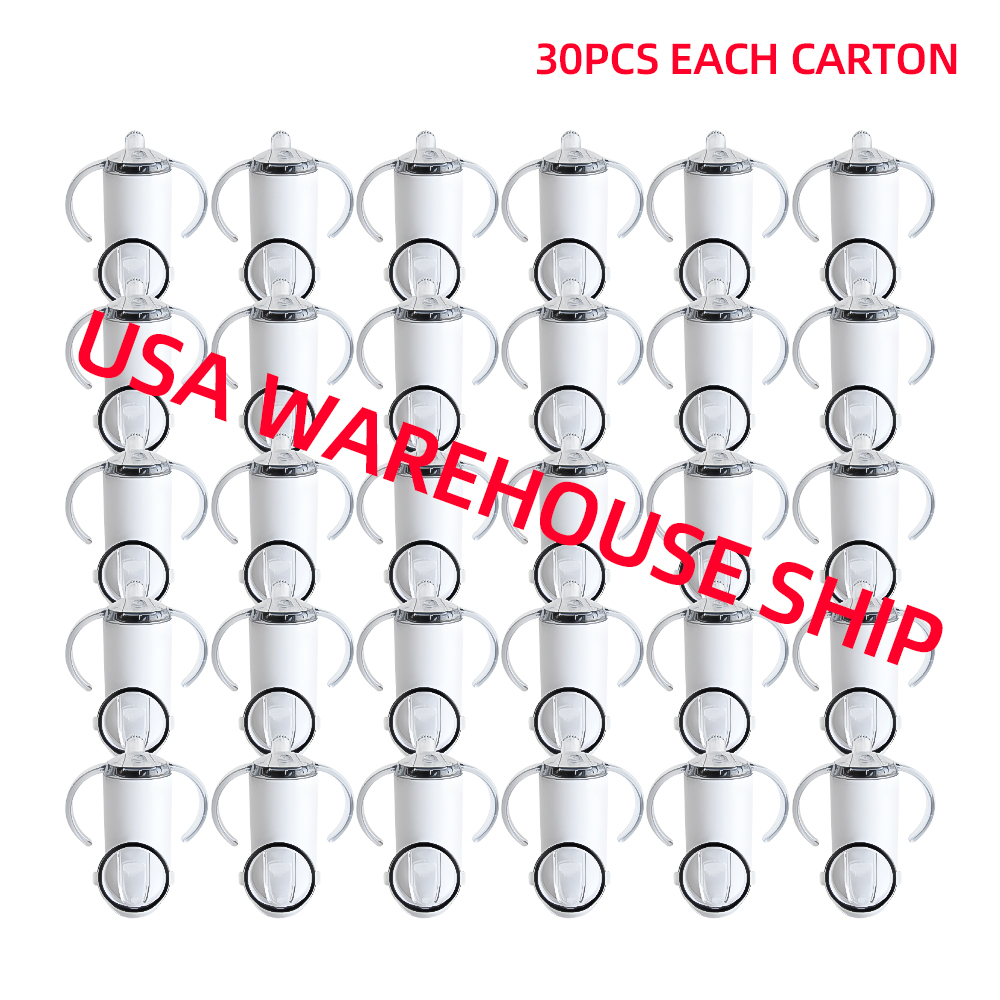USA warehouse!!! sublimation blank 12oz sippy cup trainer kids bottle double walled stainless Steel vacuum inslutesd tumblers, White
USA warehouse!!! sublimation blank 12oz sippy cup trainer kids bottle double walled stainless Steel vacuum inslutesd tumblers, White