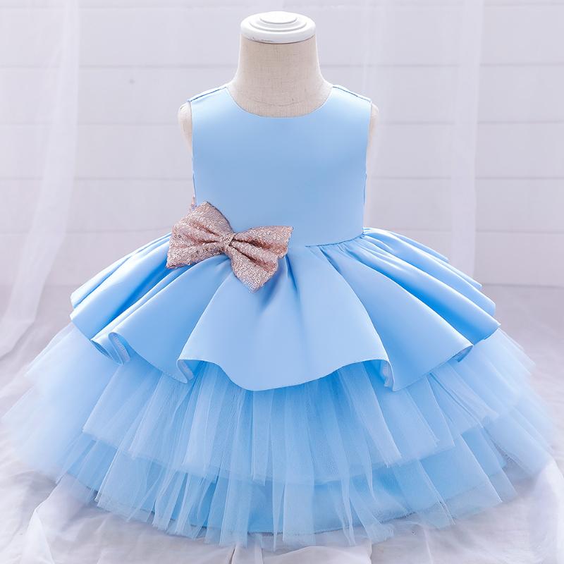 Girl's Dresses Kid Baby Dress Princess For Girls Lace Tutu Wedding Elegant Pageant Party Christening Children Clothes