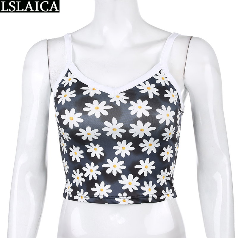 Fashion 2 piece set women short strapless top&short skirt casual elegant two small daisies print sexy s 210520
