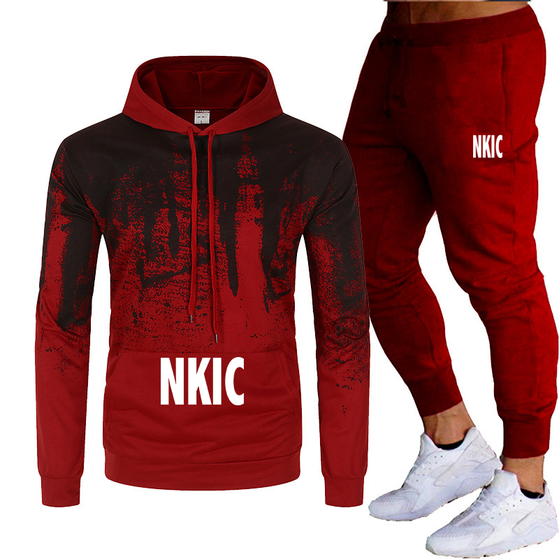 Fashion Brand letter Print Men's Tracksuit Hoodie&Sweatpants Autumn High Quality Male Daily Casual Sports Outfits Cotton Jackets 2pcs Set
Fashion Brand letter Print Men's Tracksuit Hoodie&Sweatpants Autumn High Quality Male Daily Casual Sports Outfits Cotton Jackets 2pcs Set