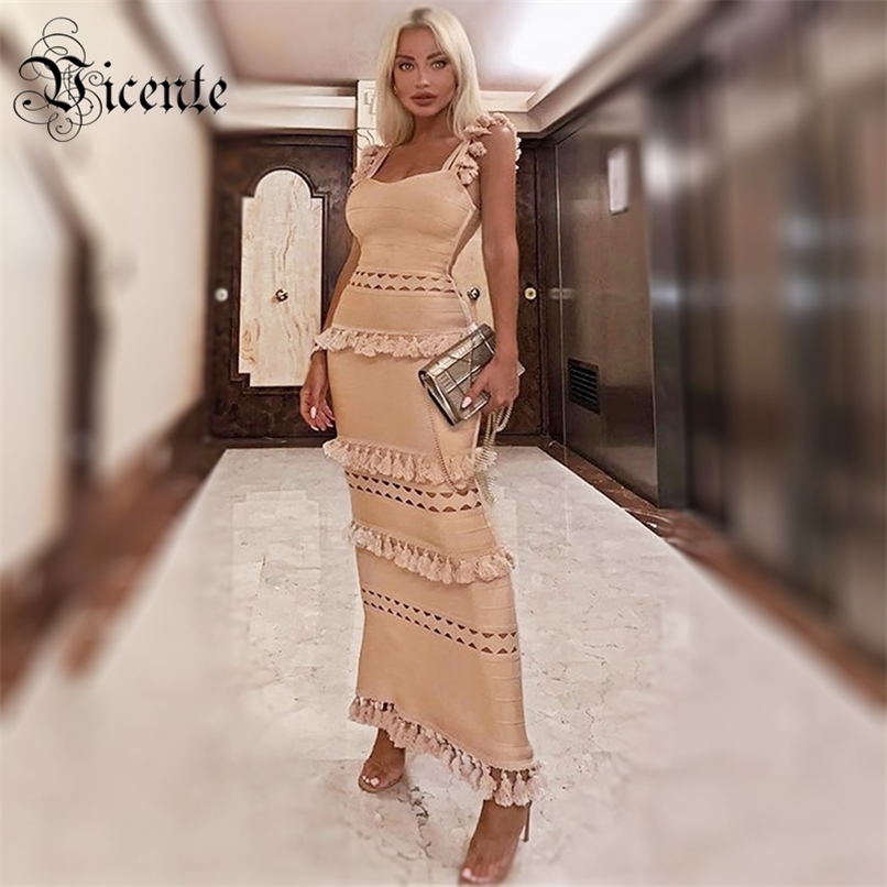 Trendy Tassels Hollow Out Design Sleeveless Celebrity Party Club Bandage Maxi Long Dress 210520, Beige
Trendy Tassels Hollow Out Design Sleeveless Celebrity Party Club Bandage Maxi Long Dress 210520, Beige