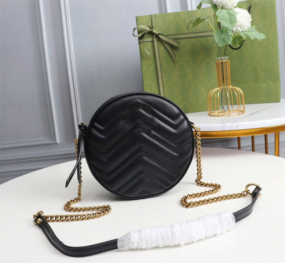 Designer Totes Mini Cross Body Chian Shoulder Bag New Women Leather Handbags Marmont Wallets Small Round Bag Messenger Bags Purse v3eS#, Red;black
Designer Totes Mini Cross Body Chian Shoulder Bag New Women Leather Handbags Marmont Wallets Small Round Bag Messenger Bags Purse v3eS#, Red;black
