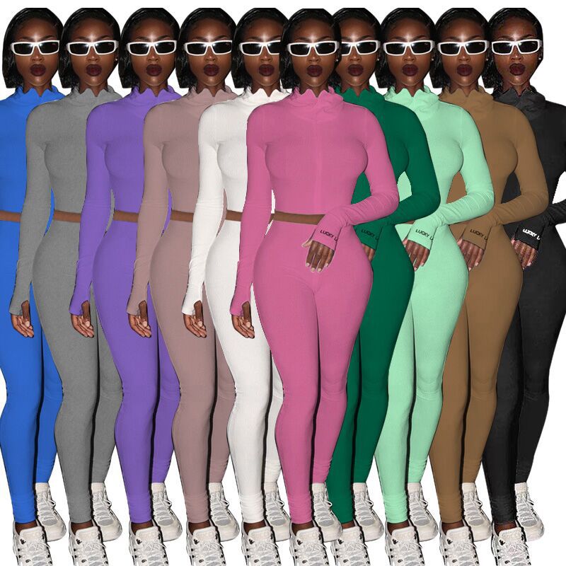 Lucky Label Knitted High Stretch Bodycon Fitness Tracksuits 2 Piece Set Women Outfits Long Sleeve Crop Top Leggings Matchi, Khaki
Lucky Label Knitted High Stretch Bodycon Fitness Tracksuits 2 Piece Set Women Outfits Long Sleeve Crop Top Leggings Matchi, Khaki