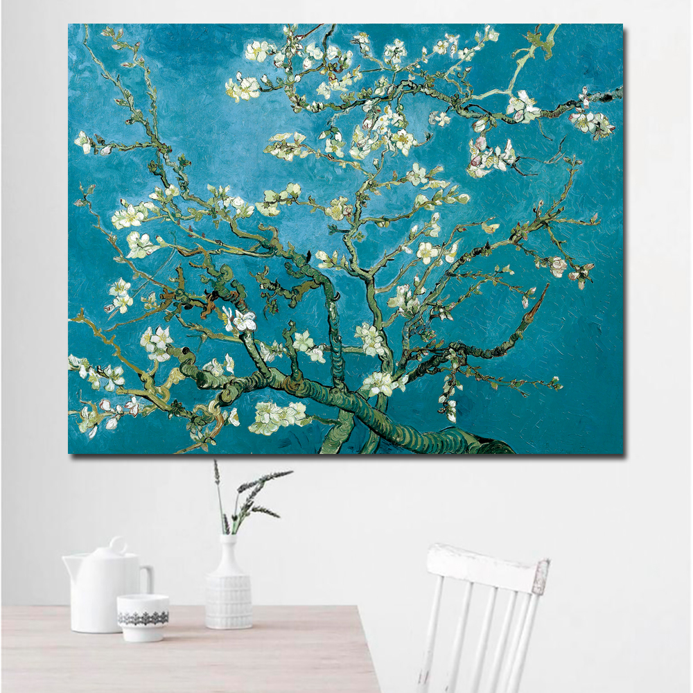 Blossoming Almond Tree By Van Gogh Flower Reproduction Works Oil Painting Canvas Print Wall Picture for Living Room
Blossoming Almond Tree By Van Gogh Flower Reproduction Works Oil Painting Canvas Print Wall Picture for Living Room