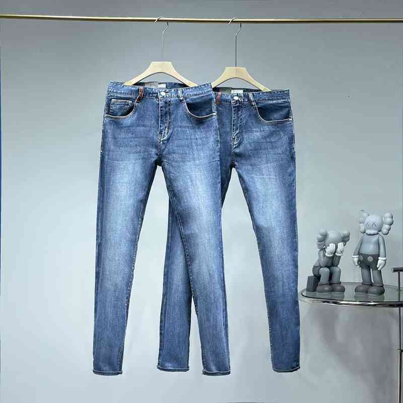Men's Pants man jeans 21ss casual designer trousers Imported high quality washed denim stretch fabric Breathable and comfortable suit pants W1OJ, Blue
Men's Pants man jeans 21ss casual designer trousers Imported high quality washed denim stretch fabric Breathable and comfortable suit pants W1OJ, Blue