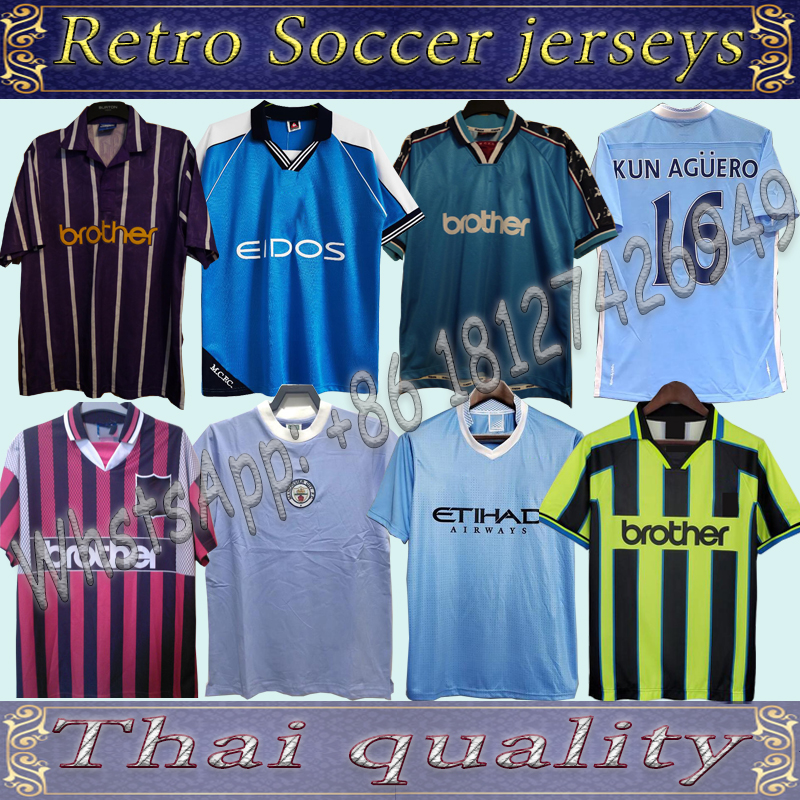 Top quality 1998 1999 2011 2012 KUN AGUERO Wembley Manchester Retro soccer jersey Clough 98 99 Allsopp Wright Jobson Classic Vintage Kompany, Black;yellow
Top quality 1998 1999 2011 2012 KUN AGUERO Wembley Manchester Retro soccer jersey Clough 98 99 Allsopp Wright Jobson Classic Vintage Kompany, Black;yellow