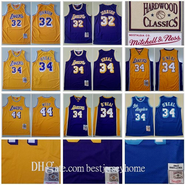 Mitchell and Ness Basketball Jersey 34 Shaquille ONeal O Neal 44 Jerry West 32 Johnson Yellow Purple Blue Team Color Throwback Vintage S-2XL, Black;red
Mitchell and Ness Basketball Jersey 34 Shaquille ONeal O Neal 44 Jerry West 32 Johnson Yellow Purple Blue Team Color Throwback Vintage S-2XL, Black;red
