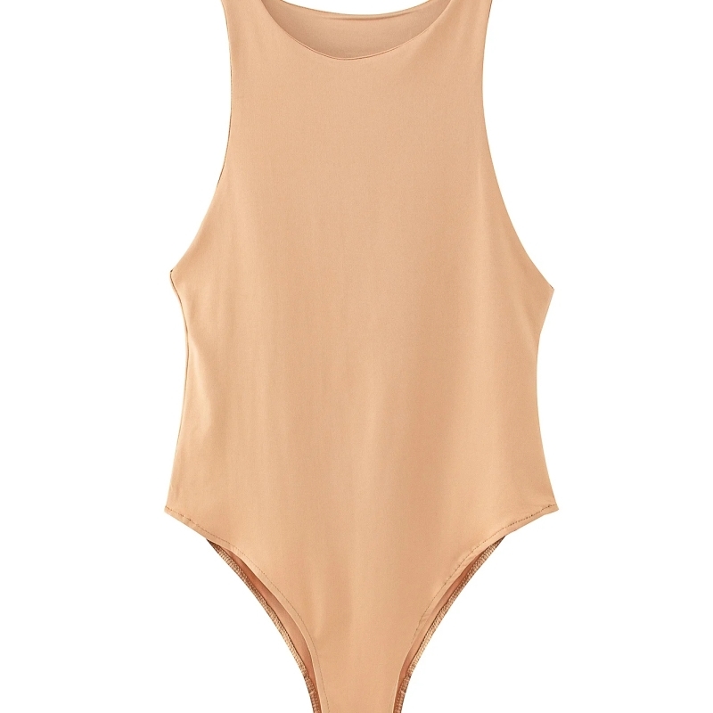 Sexy women soft khaki bodysuits summer fashion ladies slim bodycon elegant female vintage girls chic 210430