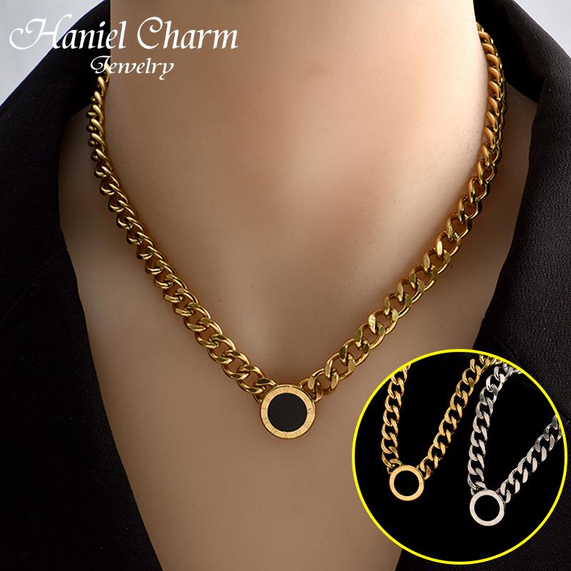 Titanium Steel Choker Roman Numerals Necklace Collar Statement Hip Hop Big Chunky Gold Color Thick Chain Women Jewelry Pendant Necklaces, Silver
Titanium Steel Choker Roman Numerals Necklace Collar Statement Hip Hop Big Chunky Gold Color Thick Chain Women Jewelry Pendant Necklaces, Silver