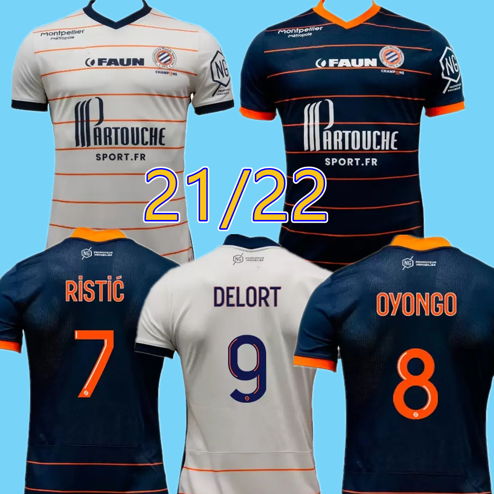 21 22 Maillot de foot Montpellier HSC soccer jerseys 2021 2022 home away blue white third black football shirt Delort Laborde Mavididi Savan
21 22 Maillot de foot Montpellier HSC soccer jerseys 2021 2022 home away blue white third black football shirt Delort Laborde Mavididi Savan