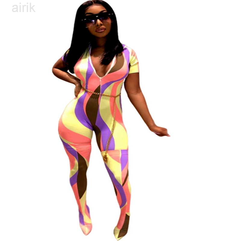 Women's Two Piece Pants Europe and America sexy Women's wear colourful stripe elastic Waist retraction Jumpsuit shorts
Women's Two Piece Pants Europe and America sexy Women's wear colourful stripe elastic Waist retraction Jumpsuit shorts