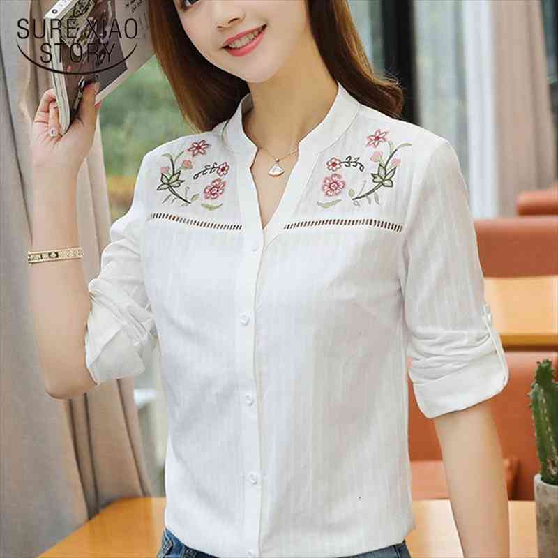 fashion floral embroidery women shirts long sleeve blusas white office lady shirt clothing d839 30
fashion floral embroidery women shirts long sleeve blusas white office lady shirt clothing d839 30