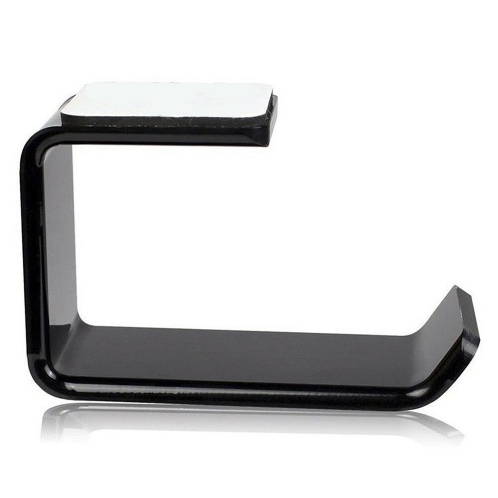 Simple Headphone Stand Hanger Hook Tape Under Dual Headset Bureau Mount Houder Easy to Use
