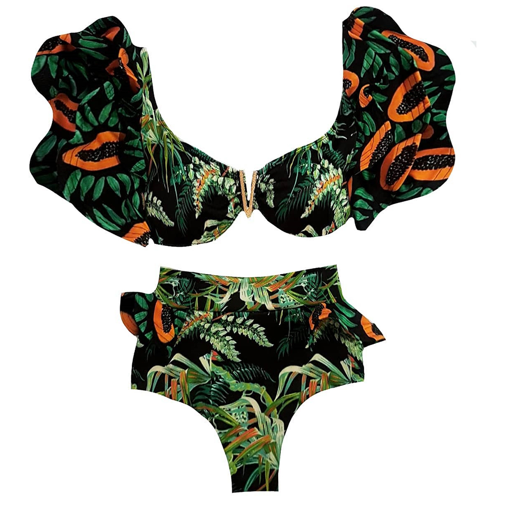 2021one shoulder swimsuit print bikinis brazilian bikini set high waist swimming suits bathing suit summer beachwear, White;black
2021one shoulder swimsuit print bikinis brazilian bikini set high waist swimming suits bathing suit summer beachwear, White;black