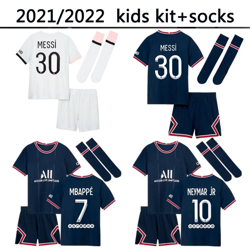21 22 home away soccer jersey MBAPPE VERRATTI Messi kids kit and socks child 2021 2022 NEYMAR Hero Future DI MARIA KEAN football shirts ets pARis uniforms, White
21 22 home away soccer jersey MBAPPE VERRATTI Messi kids kit and socks child 2021 2022 NEYMAR Hero Future DI MARIA KEAN football shirts ets pARis uniforms, White