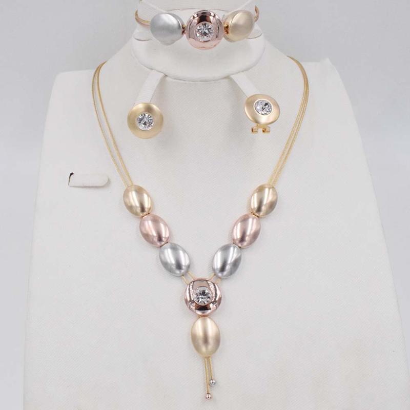 Earrings & Necklace High Fashion Dubai Jewelry Set Nigerian Wedding African Beads Sets Parure Bijoux Femme, As pic
Earrings & Necklace High Fashion Dubai Jewelry Set Nigerian Wedding African Beads Sets Parure Bijoux Femme, As pic